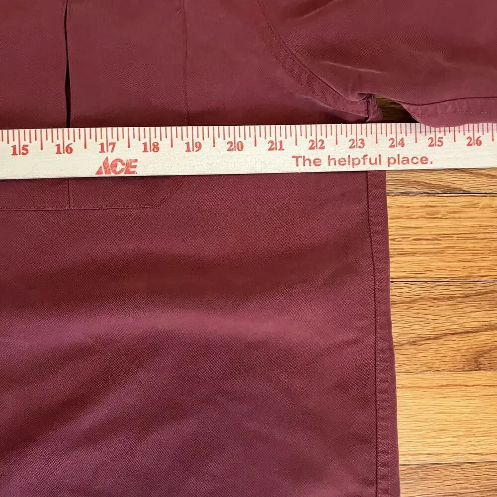 The North Face Men's Syncline Shirt Size Large Maroon Quick Dry Lightweight